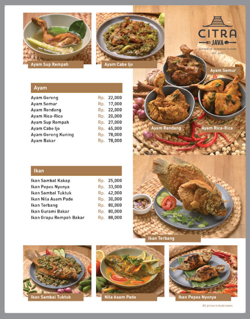 Menu Page 4