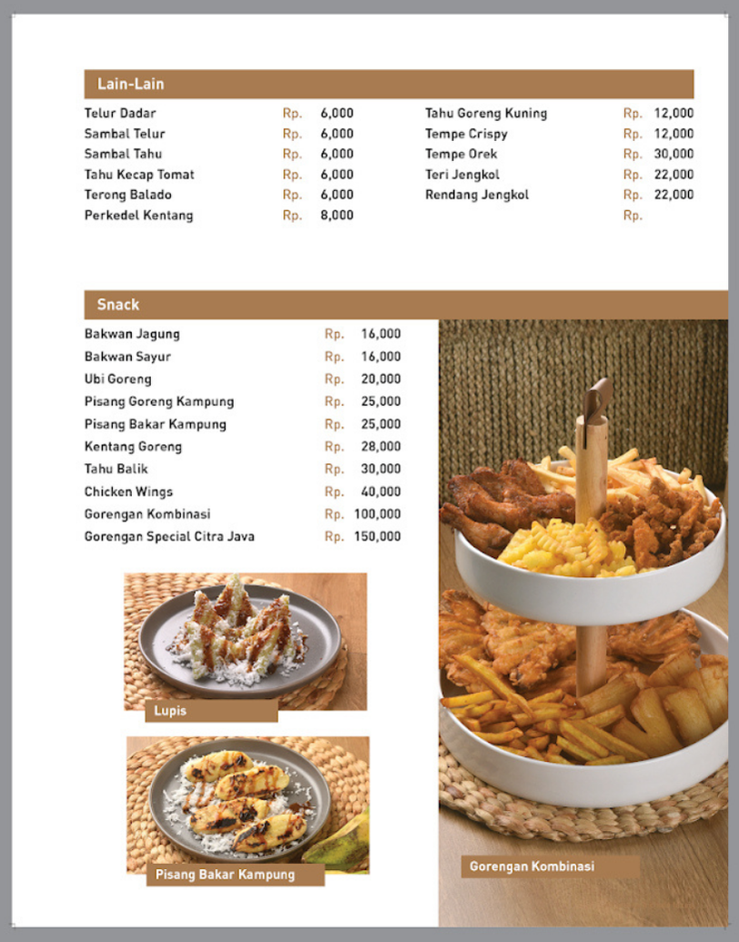 Menu Page 6